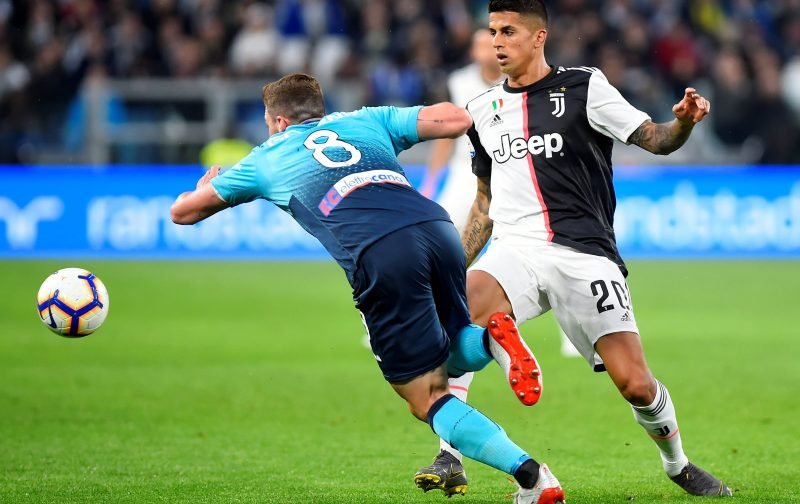 Manchester City submit a bid for Juventus right back Joao Cancelo