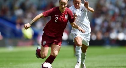 England star Lucy Bronze on UEFA Women’s Player of the Year shortlist