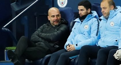 Pep Guardiola believes Arsenal are ‘creating something special’ under boss Mikel Arteta