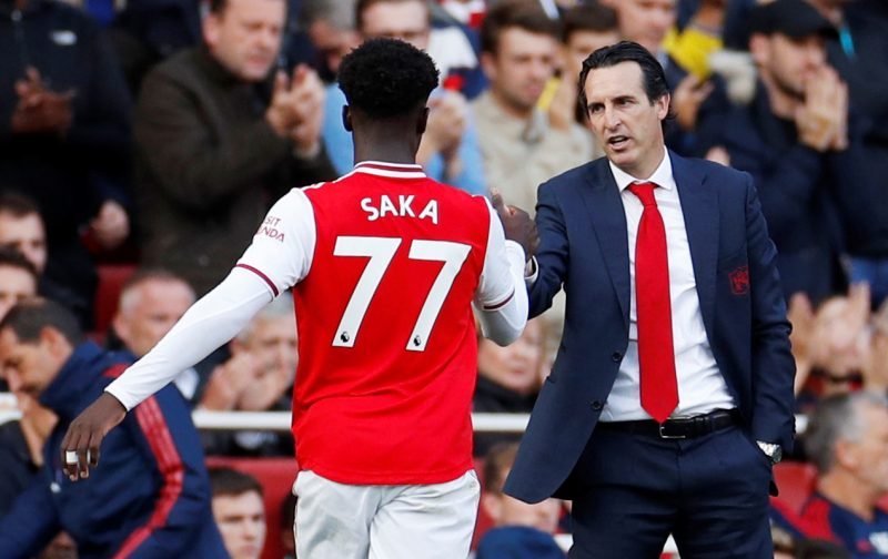 Arsenal’s young star Bukayo Saka is not allowed in first team dressing room at the club’s training ground