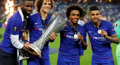 Chelsea ace Willian taunts his former teammate David Luiz ahead of Arsenal game next month