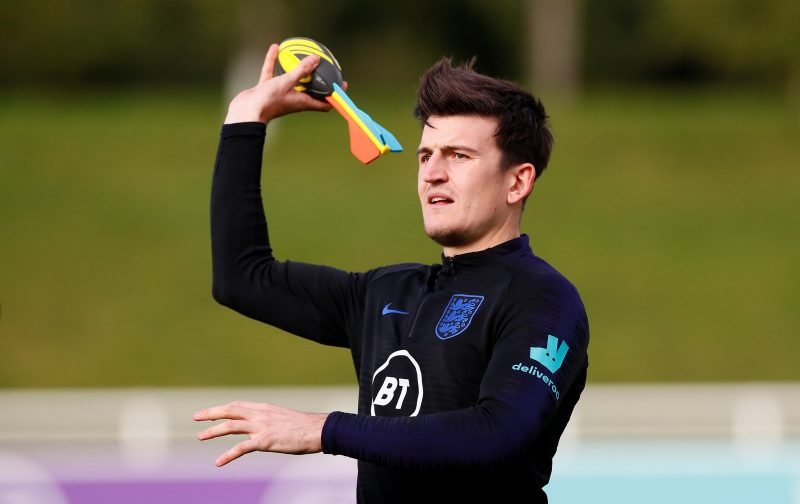 Harry Maguire hints at a divide in the England Squad over the decision to punish Raheem Sterling