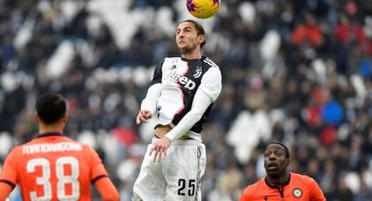 Everton aiming to beat Arsenal to the signing of Juventus midfielder Adrien Rabiot