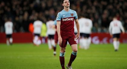 Chelsea line-up transfer swoop for West Ham United midfielder Declan Rice if N’Golo Kante is sold