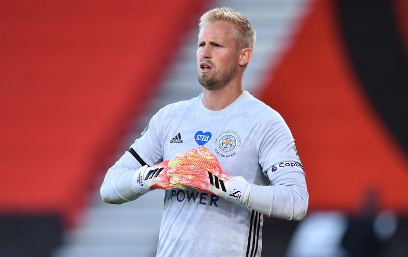 Manchester United and Chelsea both interested in Leicester City goalkeeper Kasper Schmeichel