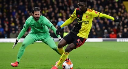 Manchester United interested in signing Liverpool transfer target Ismaila Sarr from Watford