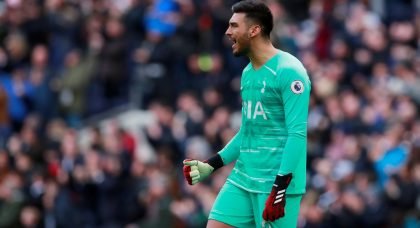 Liverpool make contact with Tottenham over possible Deadline Day deal for goalkeeper Paulo Gazzaniga