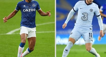 Everton v Chelsea Head-to-Head: Will Dominic Calvert-Lewin or Timo Werner come out on top in the battle of the strikers?