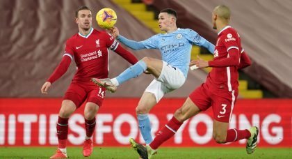 World Cup winner tweets Phil Foden after stunning Anfield performance