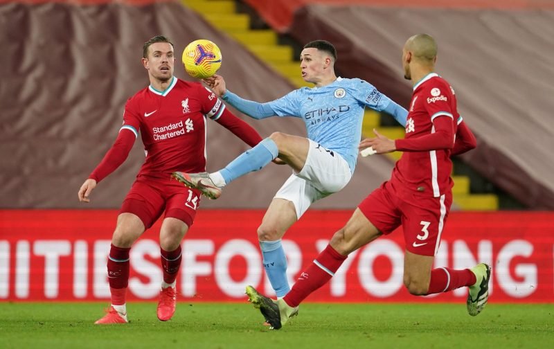 World Cup winner tweets Phil Foden after stunning Anfield performance