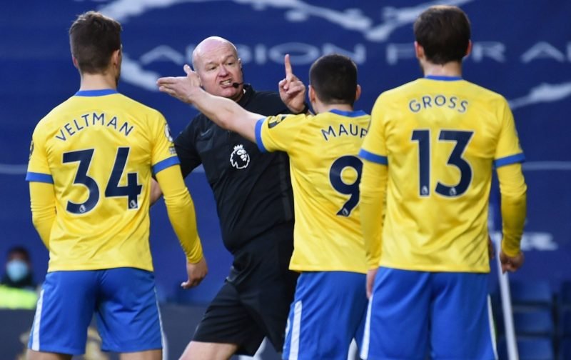 Top 5 baffling refereeing moments after Brighton’s disallowed goal