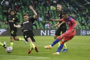 Ziyech scored on his first Champions League start against Krasnodar