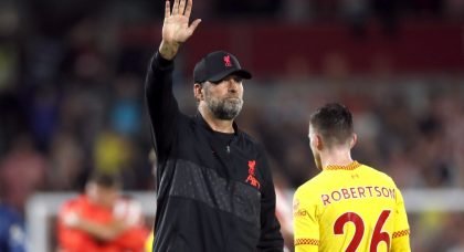 Liverpool cruise past Portuguese giants but opponent’s midfielder catches Klopp’s eye