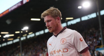 Man City could allow midfielder De Bruyne to leave